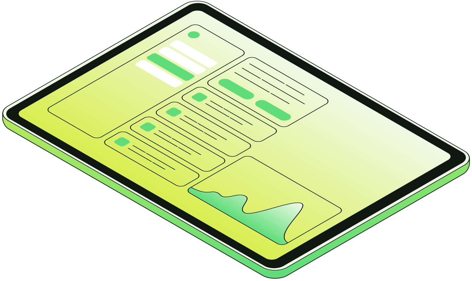 Tablet Finatech X Webflow Template | SignOnline